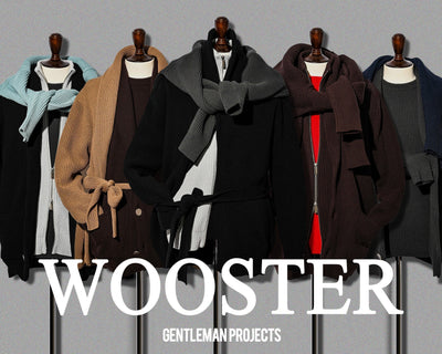 What are the three hidden charms of "WOOSTER," an urban knitwear that can be used for many years?