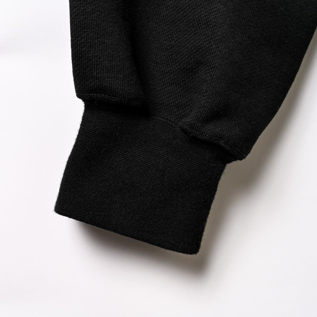 W染め短丈BIGフーディ「Gary Noir(ゲイリー ノアール)」