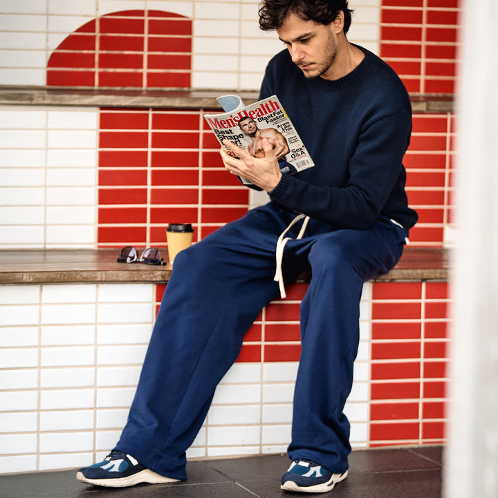 ミニ裏毛２タックスウェットパンツ「OWEN」