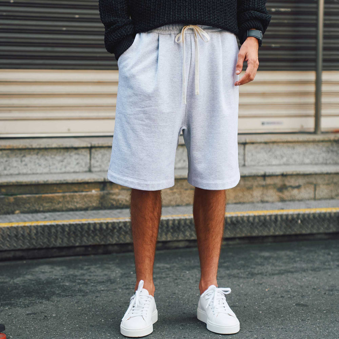 GSC「05 SWEATSHORT」モデル着用　フロント