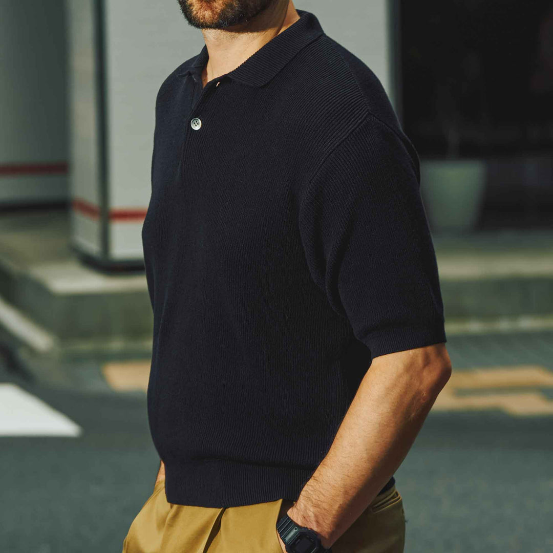 都会派モダンニット「DRY WOOSTER POLO」