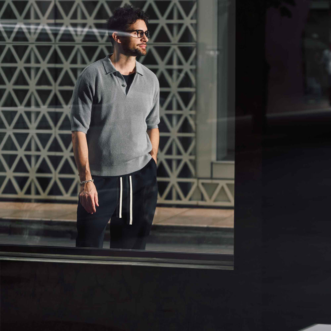 都会派モダンニット「DRY WOOSTER POLO」