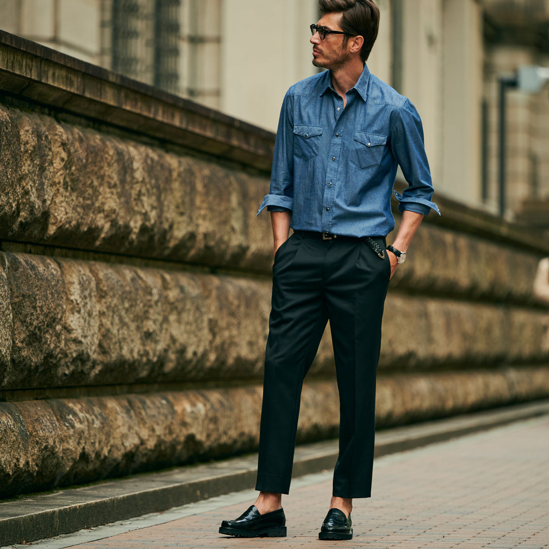 優雅な日常を演出！ON/OFF スラックス 「LIBRA MILANO SUPERIOR(リブラ ミラノ スペリオール)」