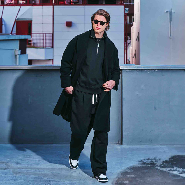 GSC「02 SWEATPANTS」ブラック　モデル着用