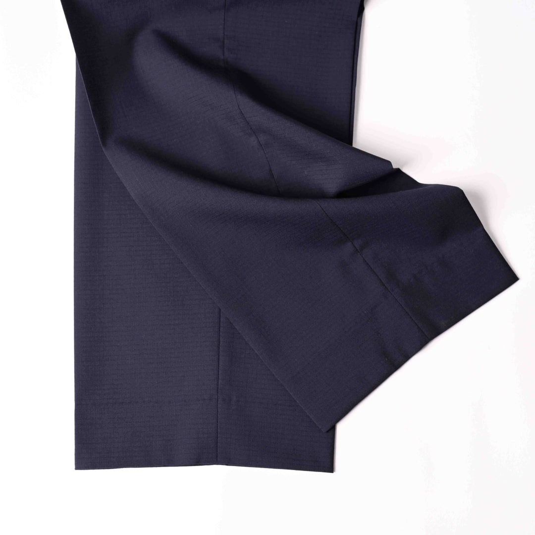 カーゴスラックス「LIBRA CARGO No.4(リブラ カーゴ No.4)」ネイビー　裾　ディテール