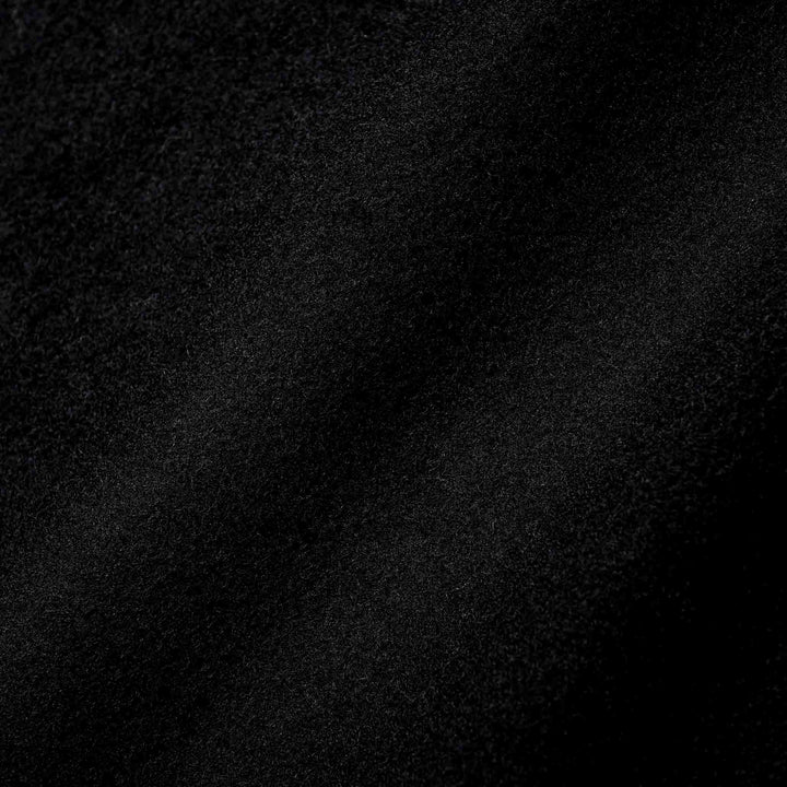 ロングチェスターコート「SHANKS TOKYO(シャンクス トーキョー)」ブラック　生地ディテール