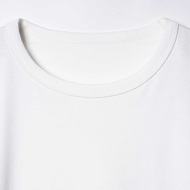 大人オーバーサイズTシャツ「BOX」襟　ディテールカット