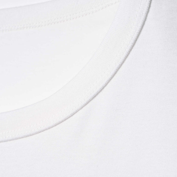 大人オーバーサイズTシャツ「BOX」襟　生地寄りディテールカット