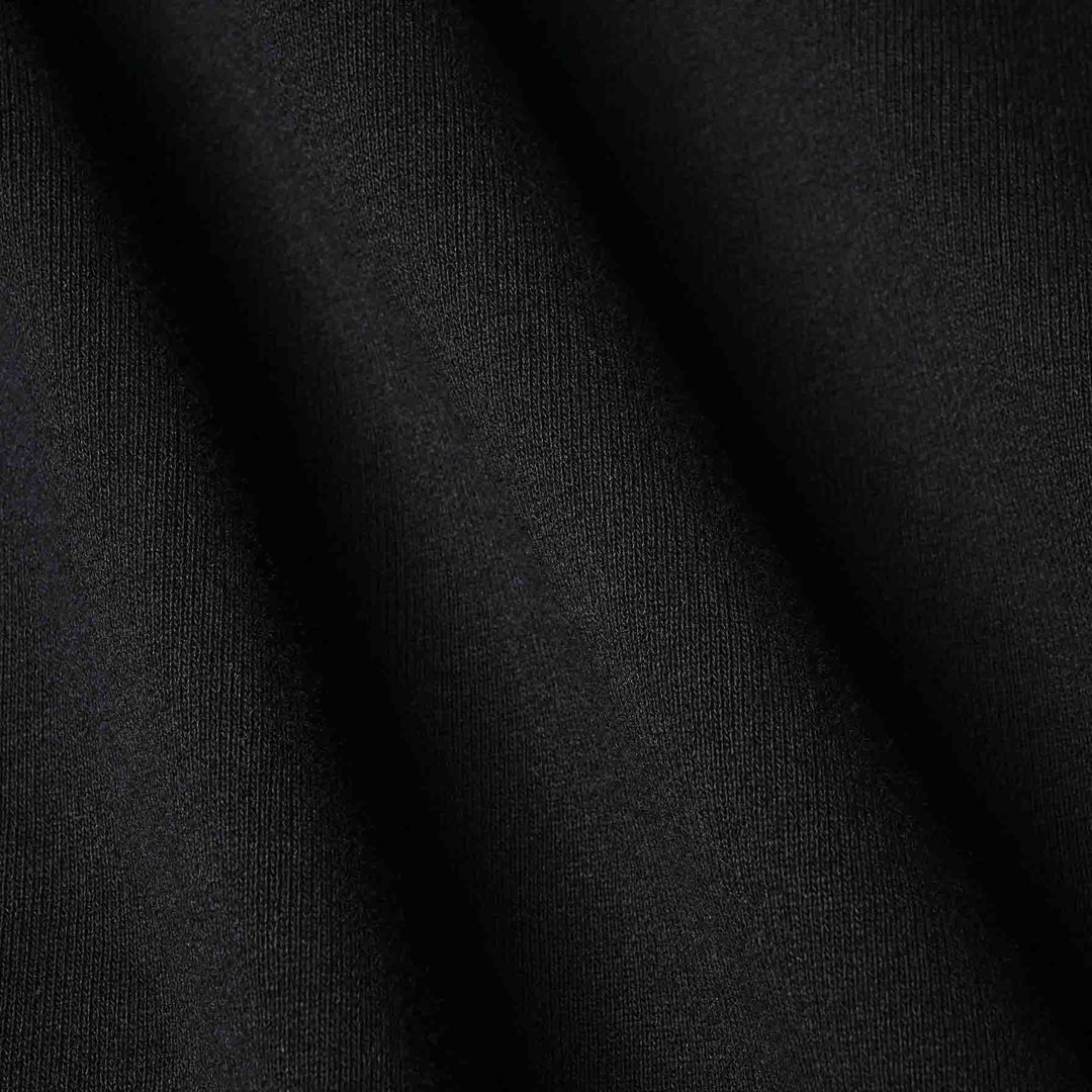 GSC「03 HALF ZIP」ブラック　生地ディテール