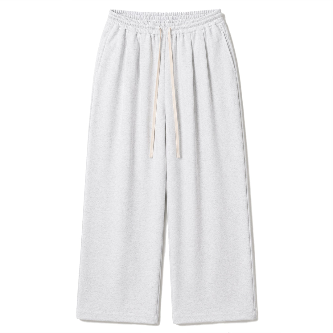 Mini fleece 2-pleat sweatpants "OWEN"
