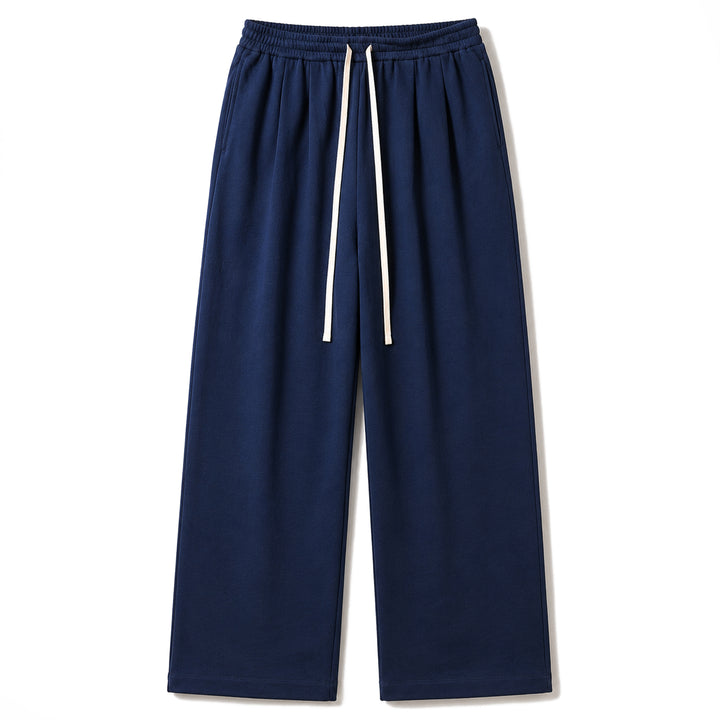 Mini fleece 2-pleat sweatpants "OWEN"