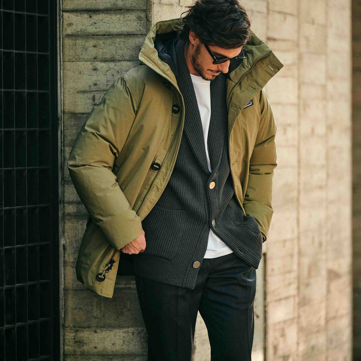 THE WOOSTER CARDIGAN モデル着用カット