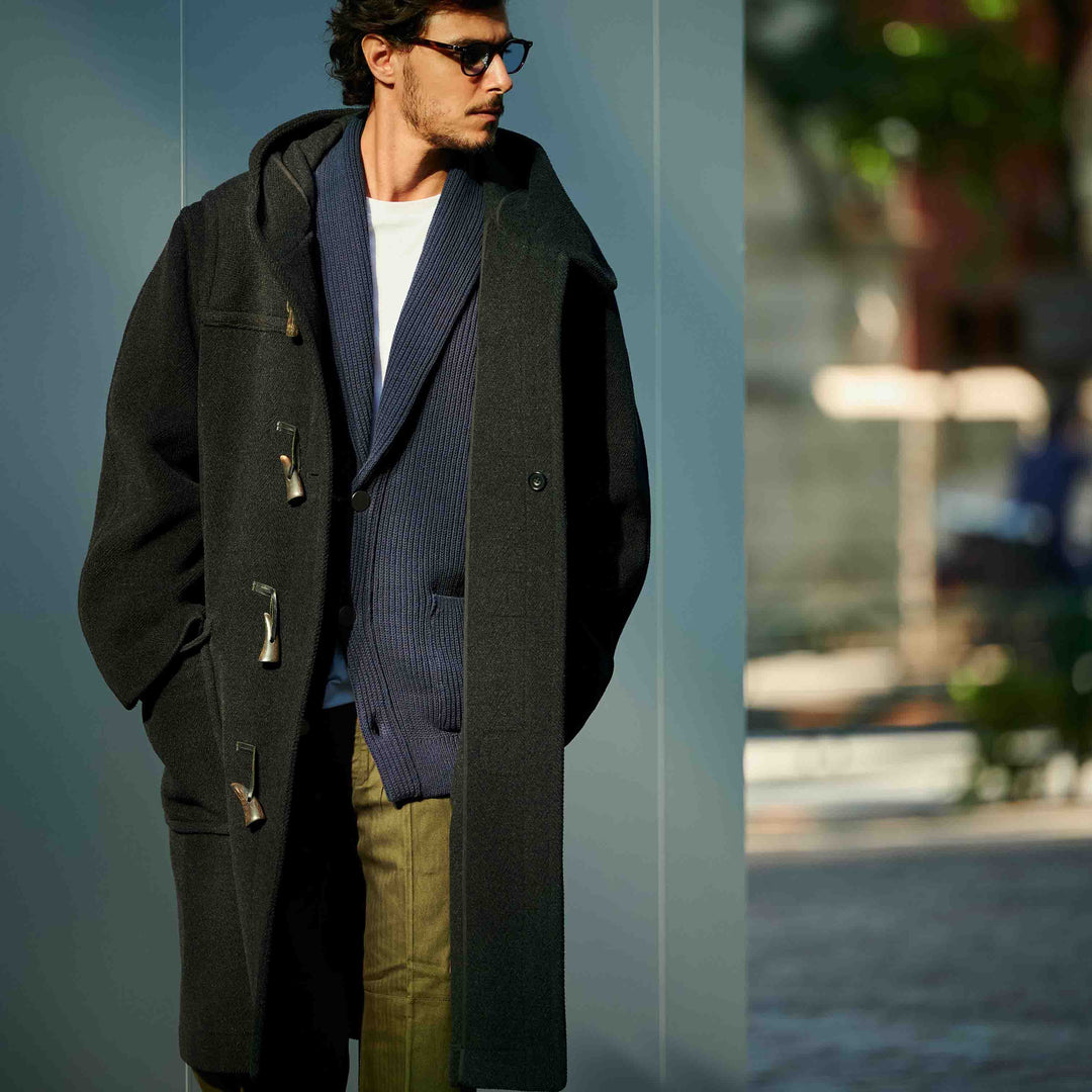 THE WOOSTER CARDIGAN モデル着用カット