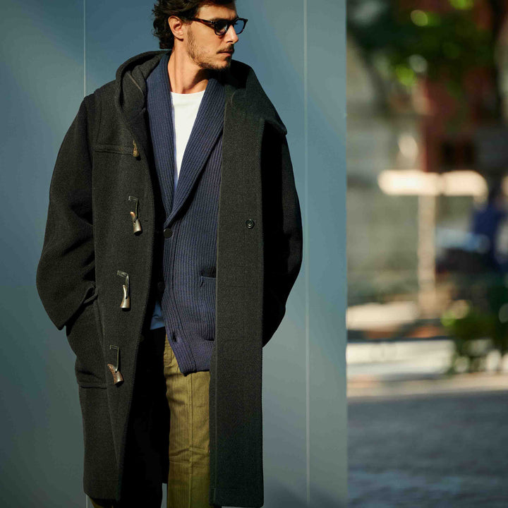 THE WOOSTER CARDIGAN モデル着用カット