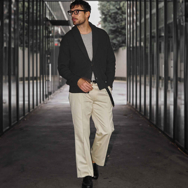 “俺たち”の都会派モダンニット「THE WOOSTER 2B CARDIGAN」