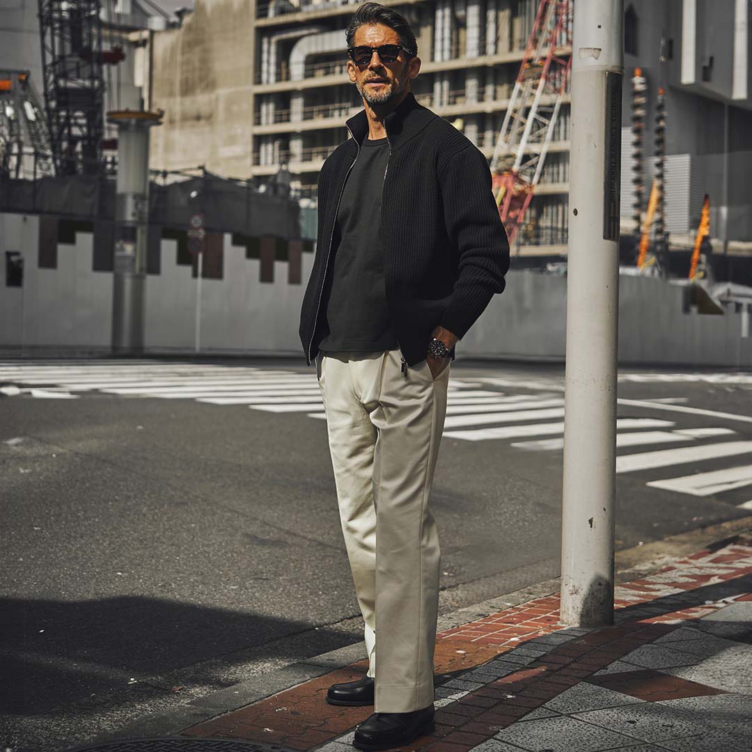 “俺たち”の都会派モダンニット「THE WOOSTER DRIVERS KNIT(ザ ウースター ドライバーズ ニット)」