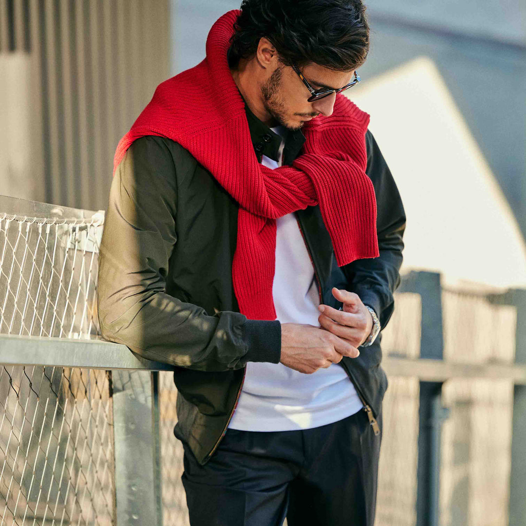 THE WOOSTER SWEATER　モデル着用カット