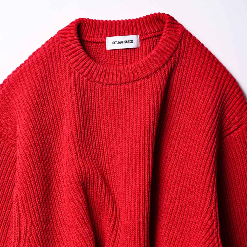 THE WOOSTER SWEATER　首元ディテールカット