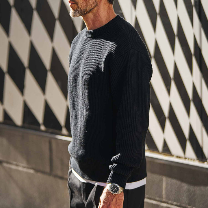 “俺たち”の都会派モダンニット「THE WOOSTER SWEATER(ザ ウースター セーター)」