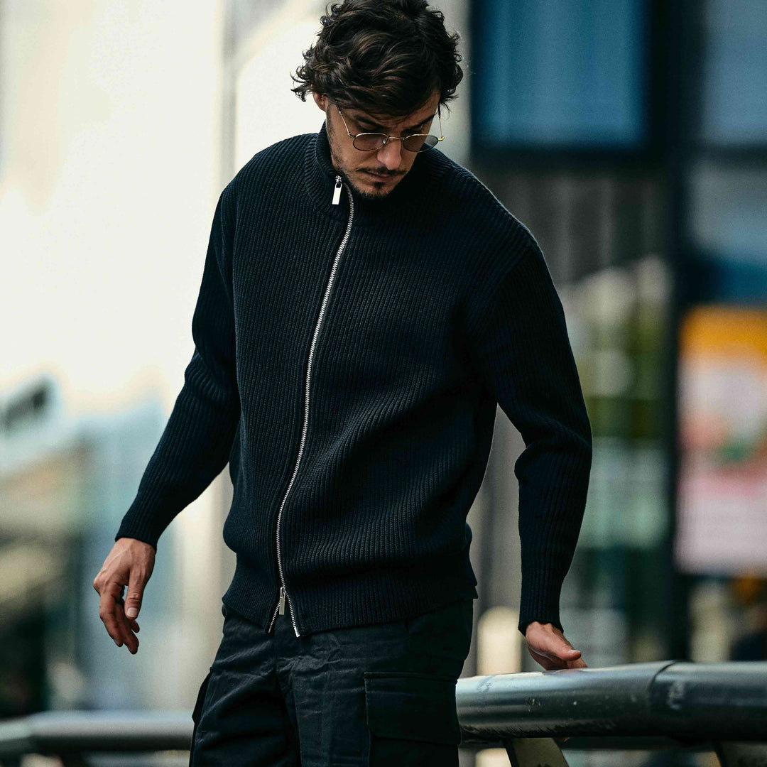 THE WOOSTER DRIVERS KNIT モデル着用カット