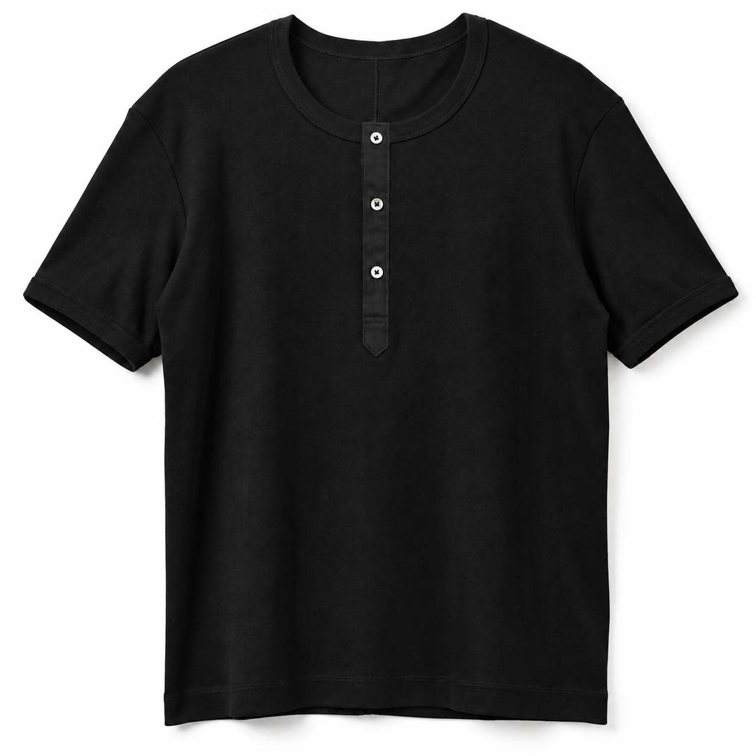 Chest Curve Neck T-shirt "ZEFIRO"