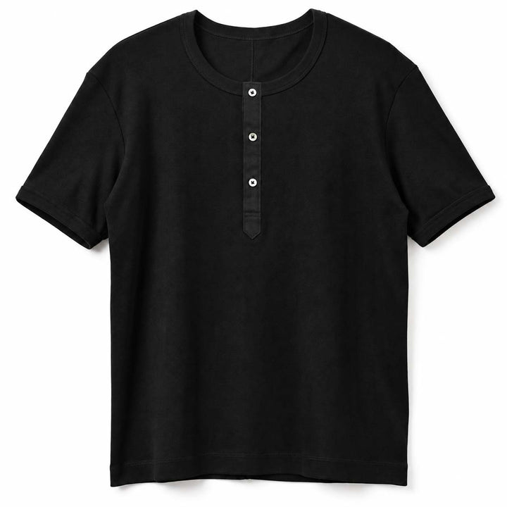 Chest Curve Neck T-shirt "ZEFIRO"