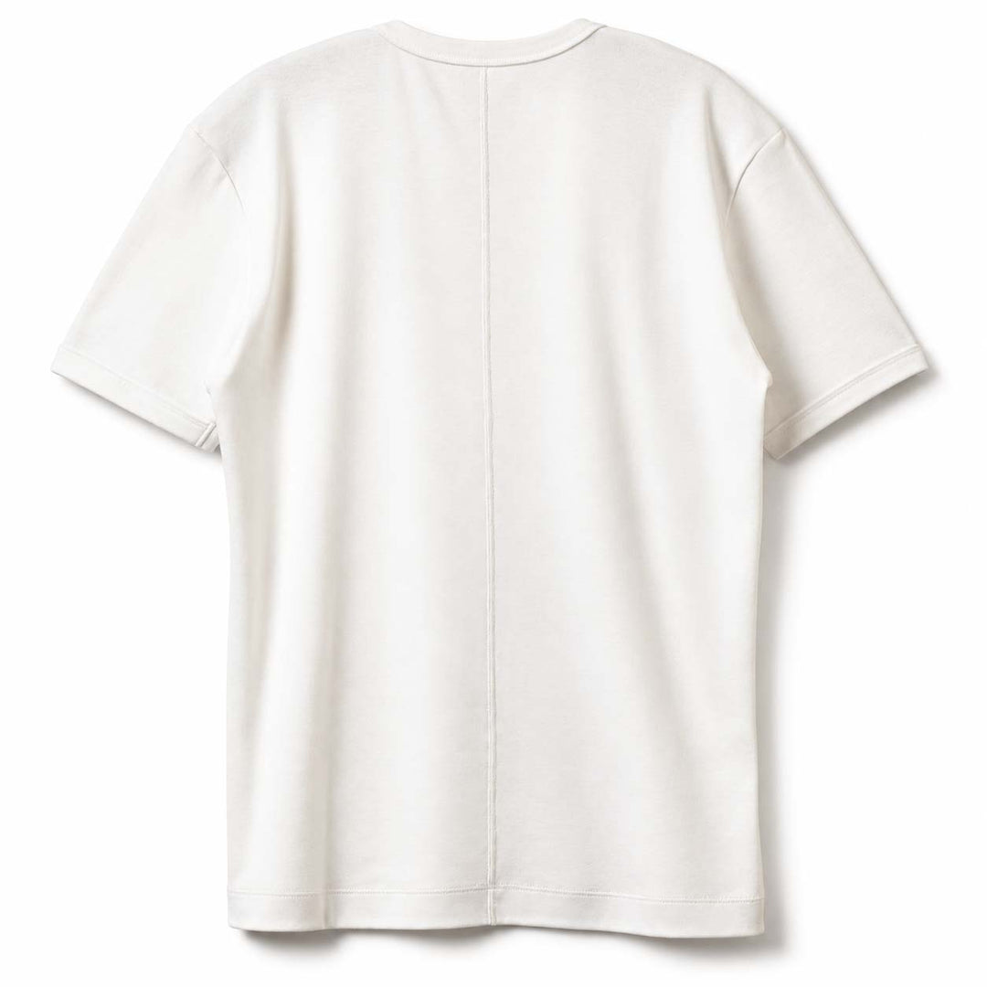 Chest Curve Neck T-shirt "ZEFIRO"