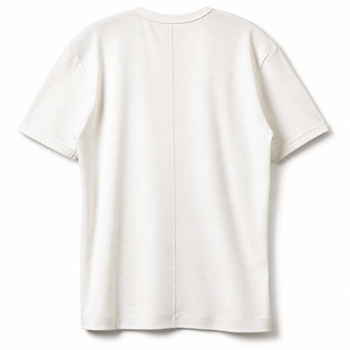 Chest Curve Neck T-shirt "ZEFIRO"