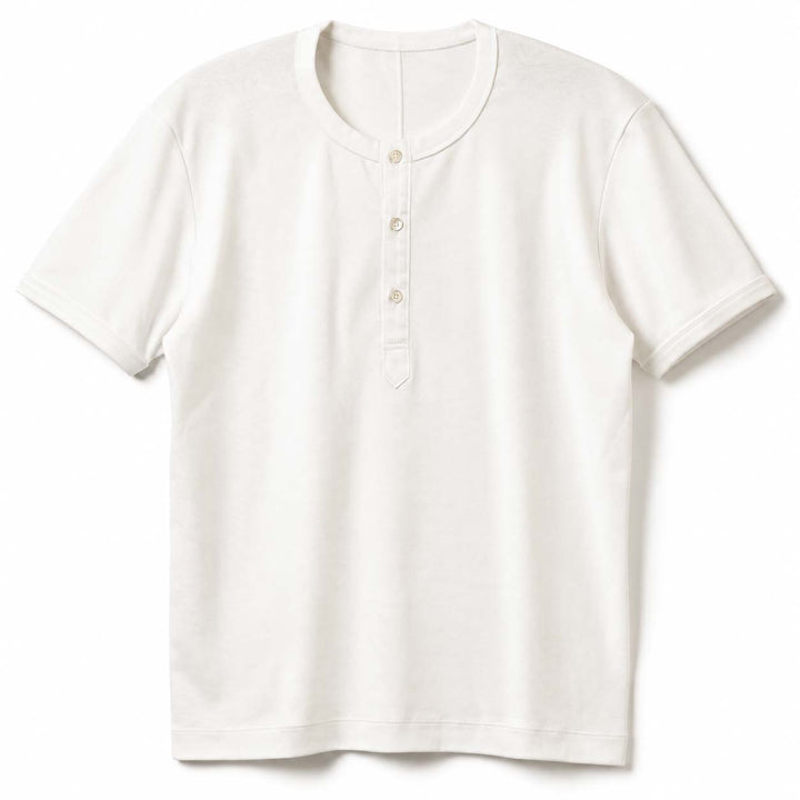 Chest Curve Neck T-shirt "ZEFIRO"