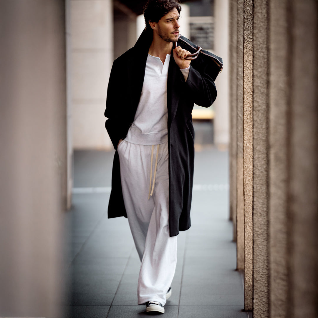 ミニ裏毛２タックスウェットパンツ「OWEN」