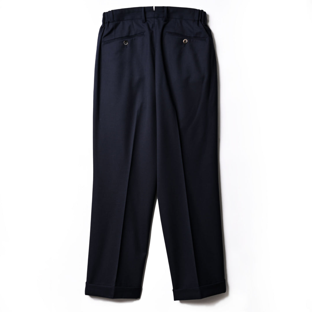 ６スタイルMIXスラックス「LIBRA TOKYO(リブラ トーキョー)」ネイビー　バック　物カット