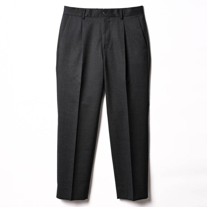 大人ON/OFF スラックス「LIBRA MILANO(リブラ ミラノ)」フロント　物カット