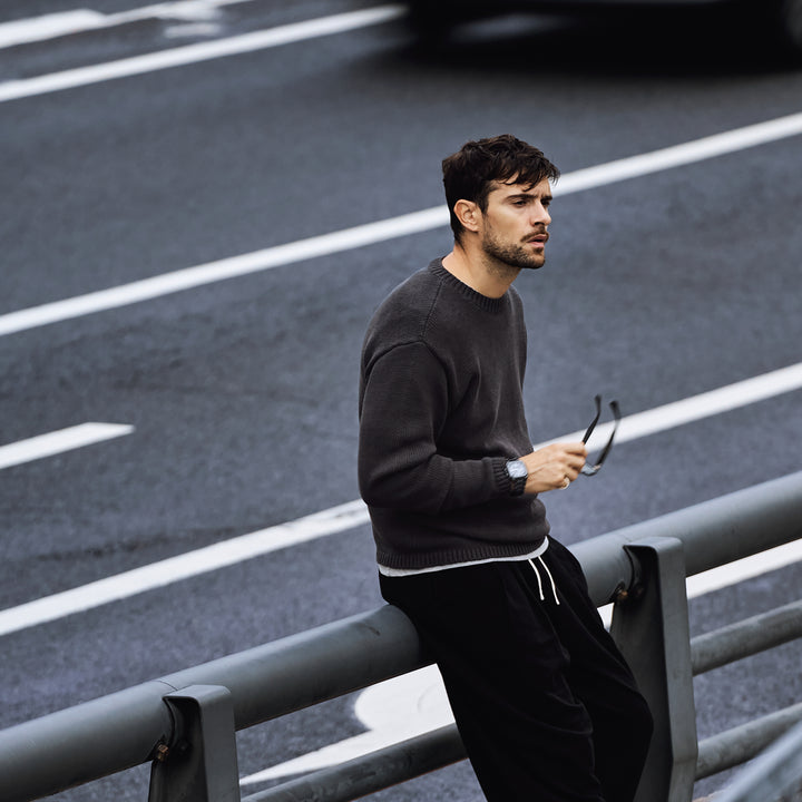 ミニ裏毛２タックスウェットパンツ「OWEN」