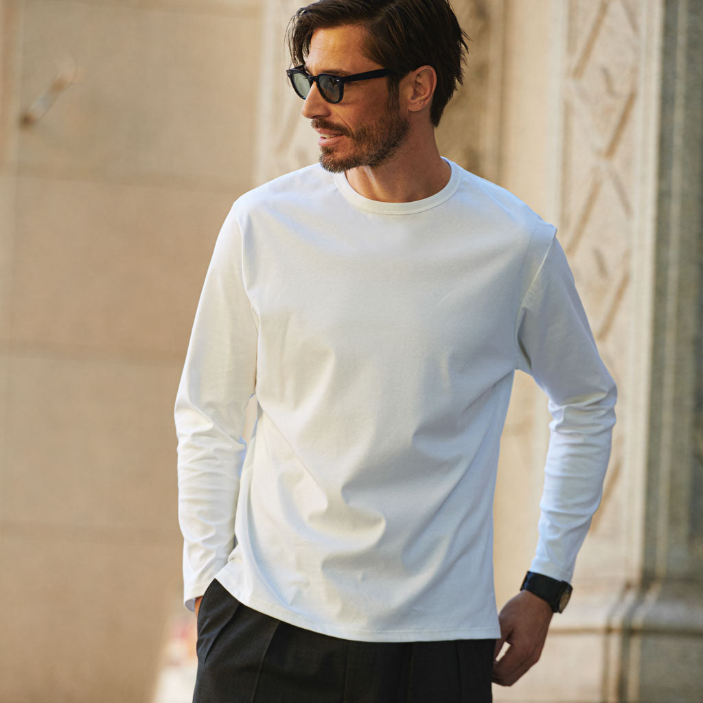 ドレスロンT「THE LEO“LONG SLEEVE”(ザ レオ ロングスリーブ)」着用モデル　フロント
