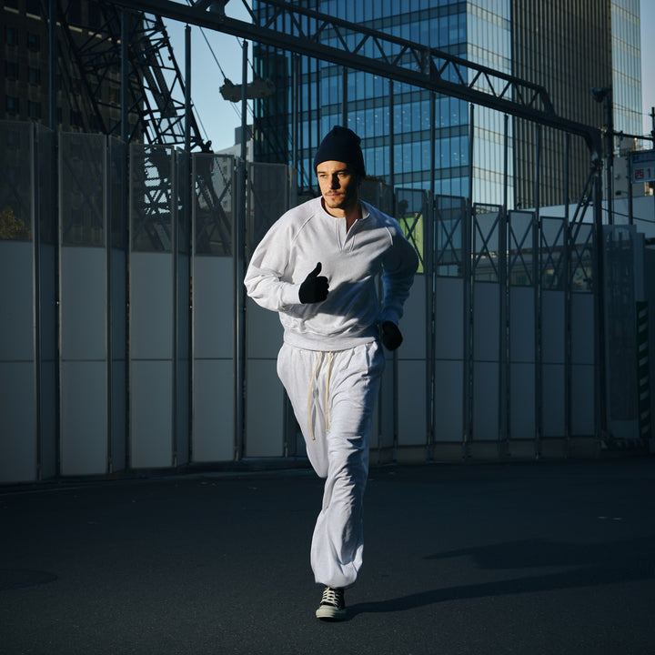 ミニ裏毛ラグランスウェットシャツ「FELIX」