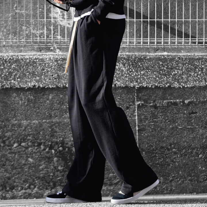 ミニ裏毛２タックスウェットパンツ「OWEN」