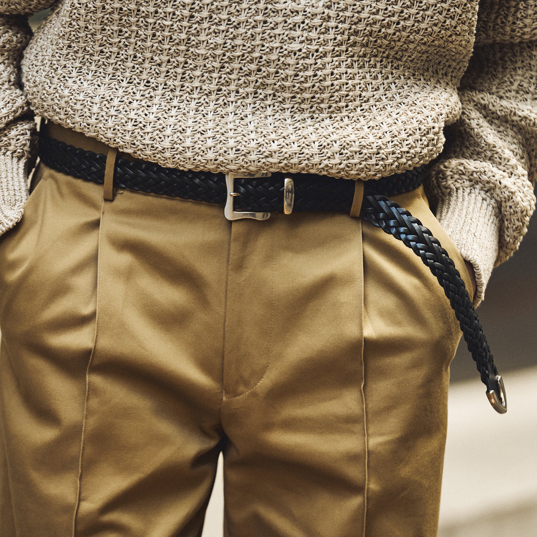 レザーメッシュベルト「TRENZADO(トレンザード)」