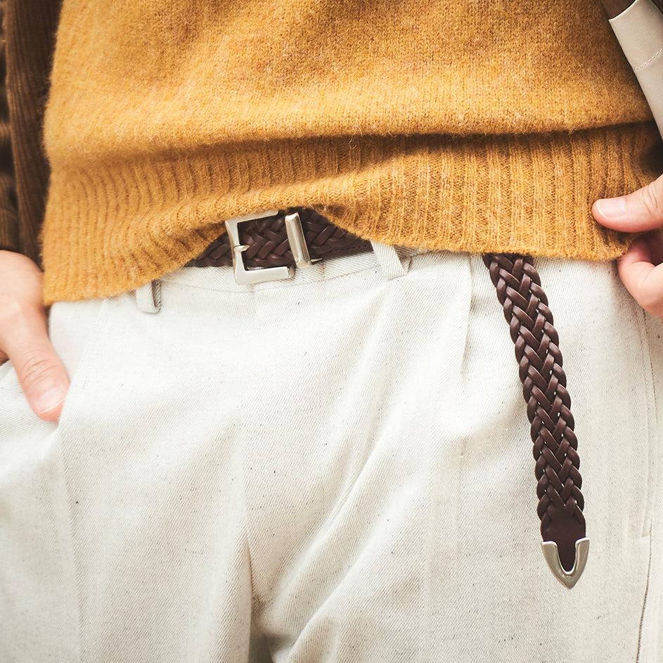 レザーメッシュベルト「TRENZADO(トレンザード)」